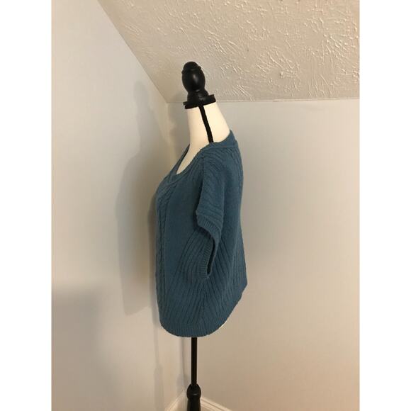 Anthropologie Pilcro Oversized Cable-Knit Sweater Tee - Size Medium - Picture 3 of 9